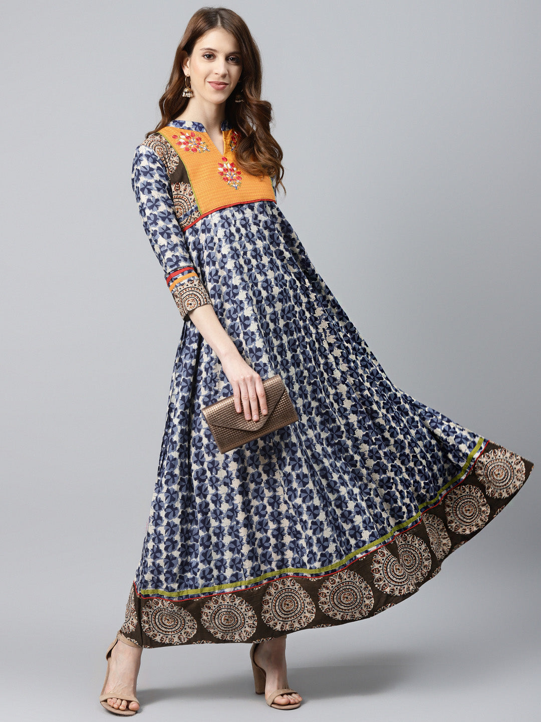 Kalamkari hotsell anarkali dress